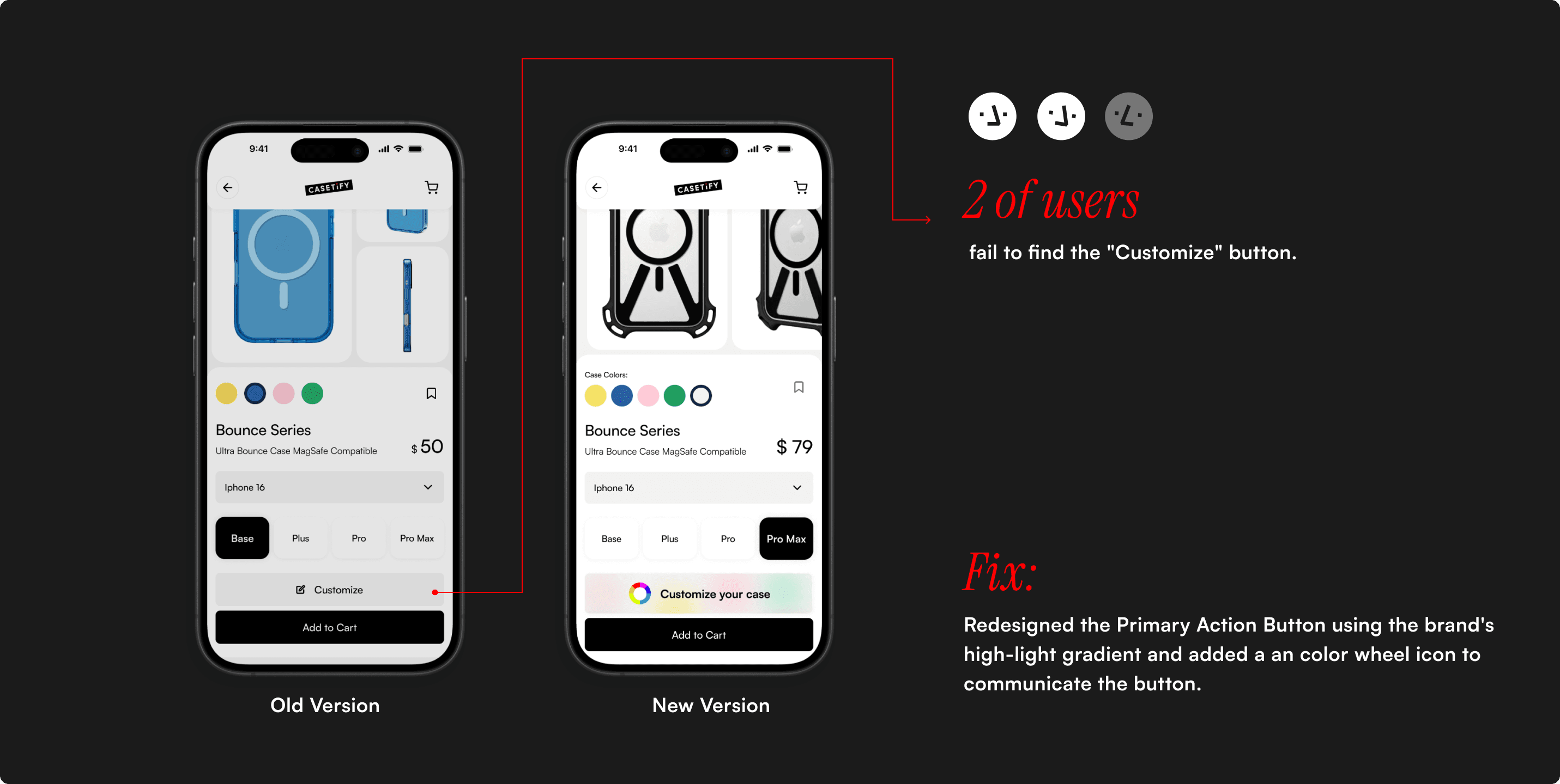 Final design of Upliftt's application