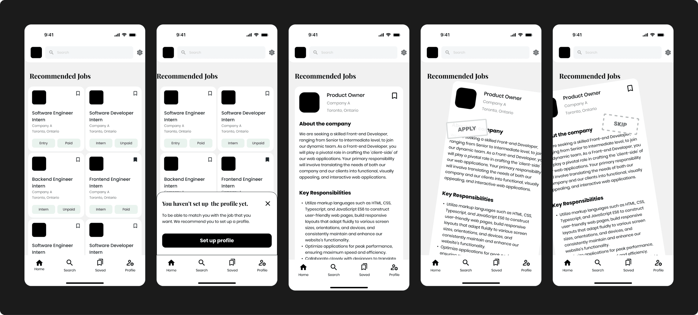 Final design of Upliftt's application