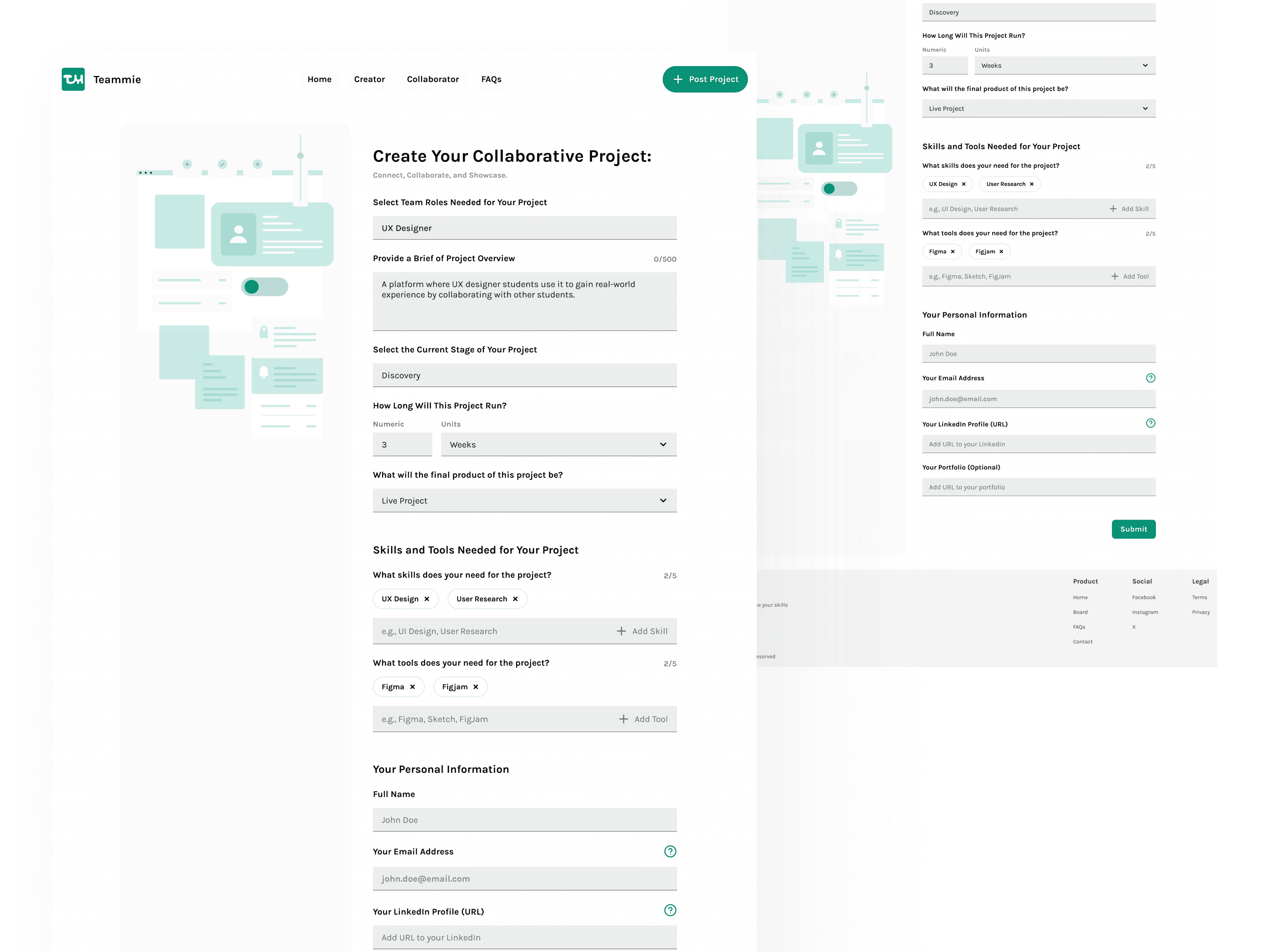 Form Page Design
