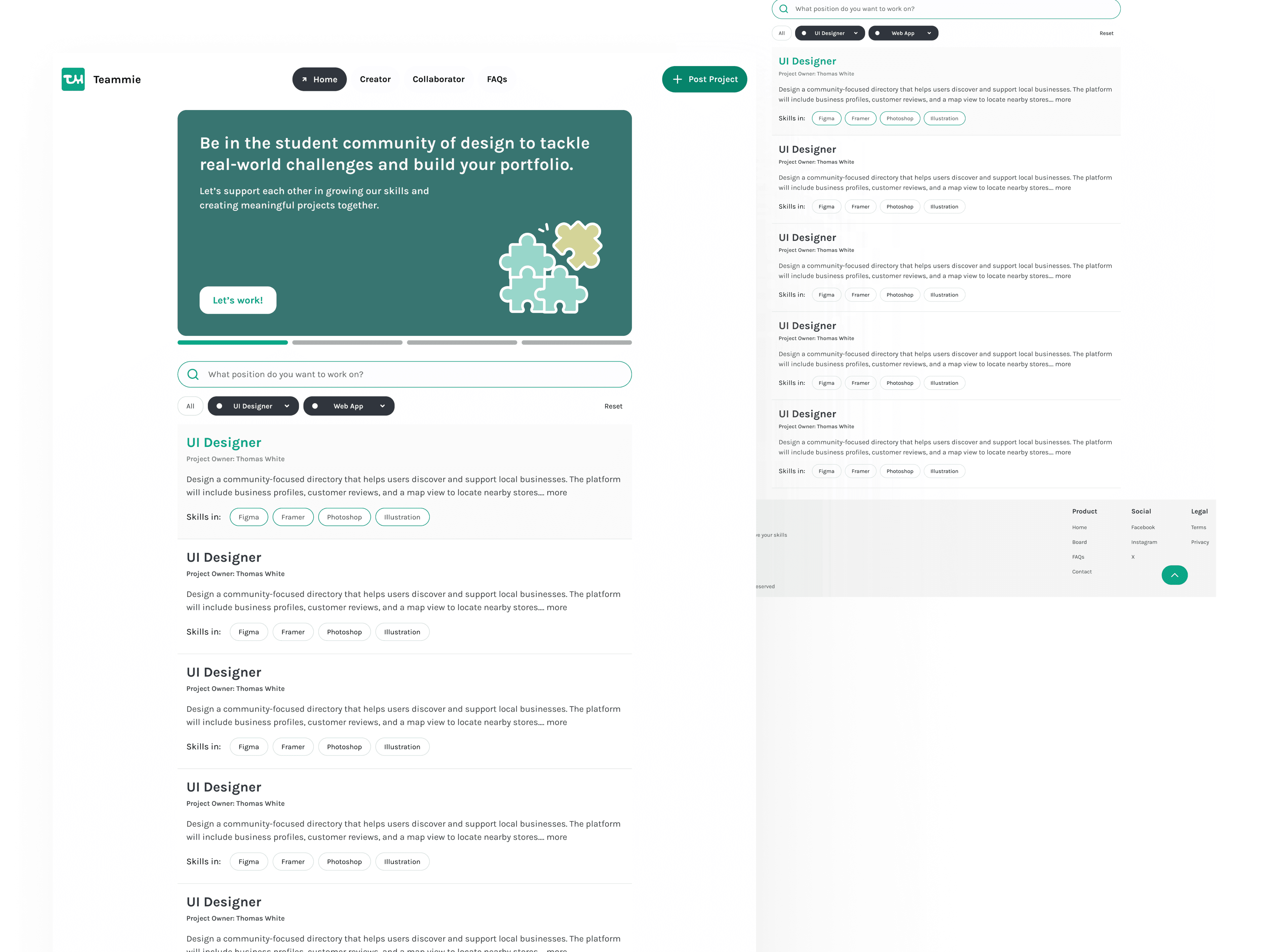 Home Page Design