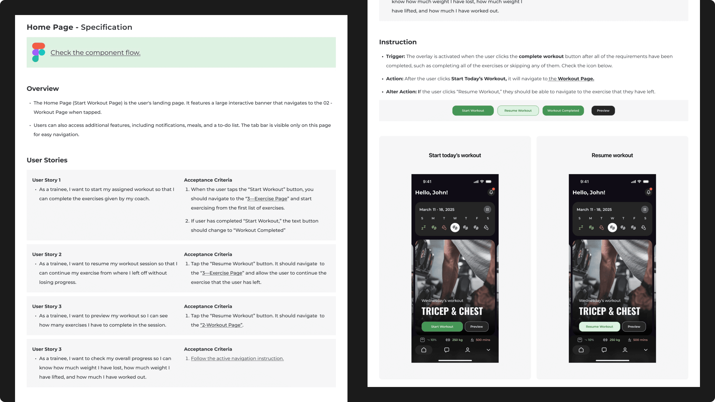 Final design of Upliftt's application